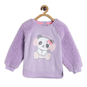 Pack of 1 knit sweat shirt - purple for 3-6 Months