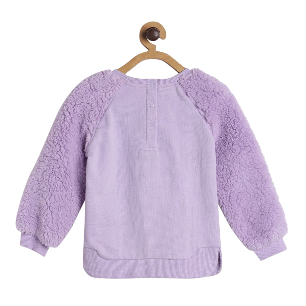 Pack of 1 knit sweat shirt - purple for 3-6 Months