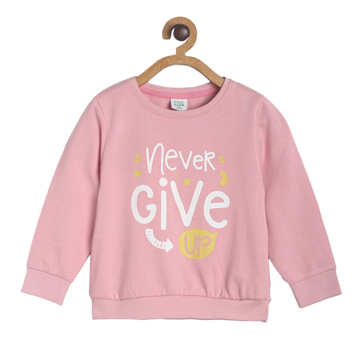 Pack of 1 knit sweat shirt - peony for 3-6 Months