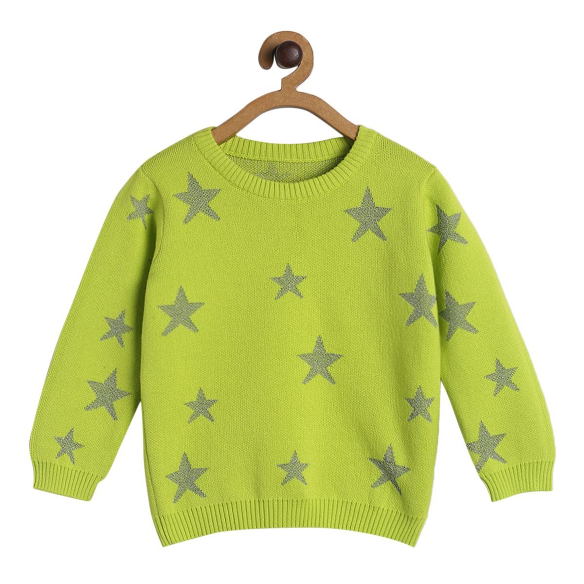 Pack of 1 sweater - lime for 3-6 Months