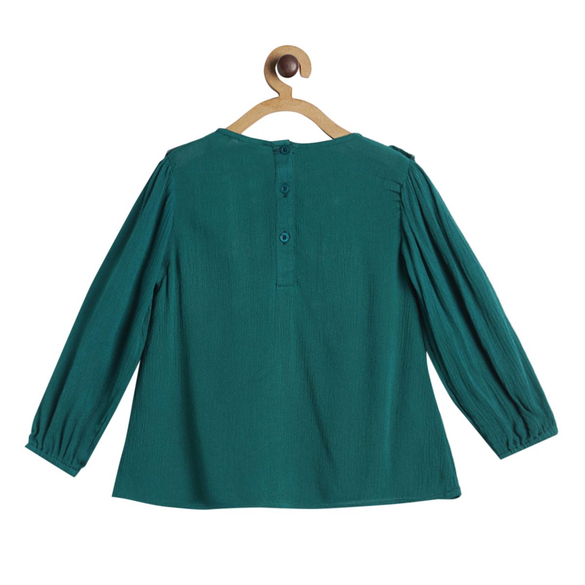 Pack of 1 woven top - green for 3-6 Months