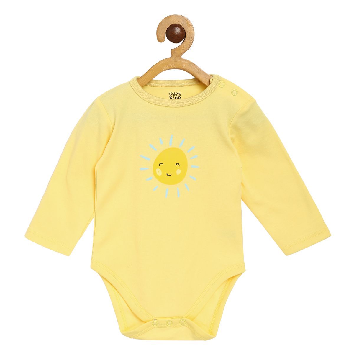 Pack of 3 bodysuit - light grey & yellow for New Born