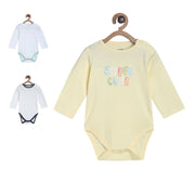 Pack of 3 bodysuit - off white for New Born