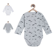 Pack of 3 bodysuit - light blue for New Born
