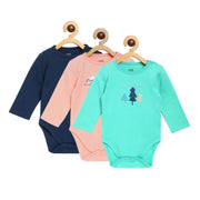 Pack of 3 bodysuit - turquoise green for New Born