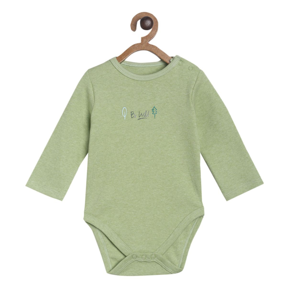 Pack of 3 bodysuit - bottle green for New Born