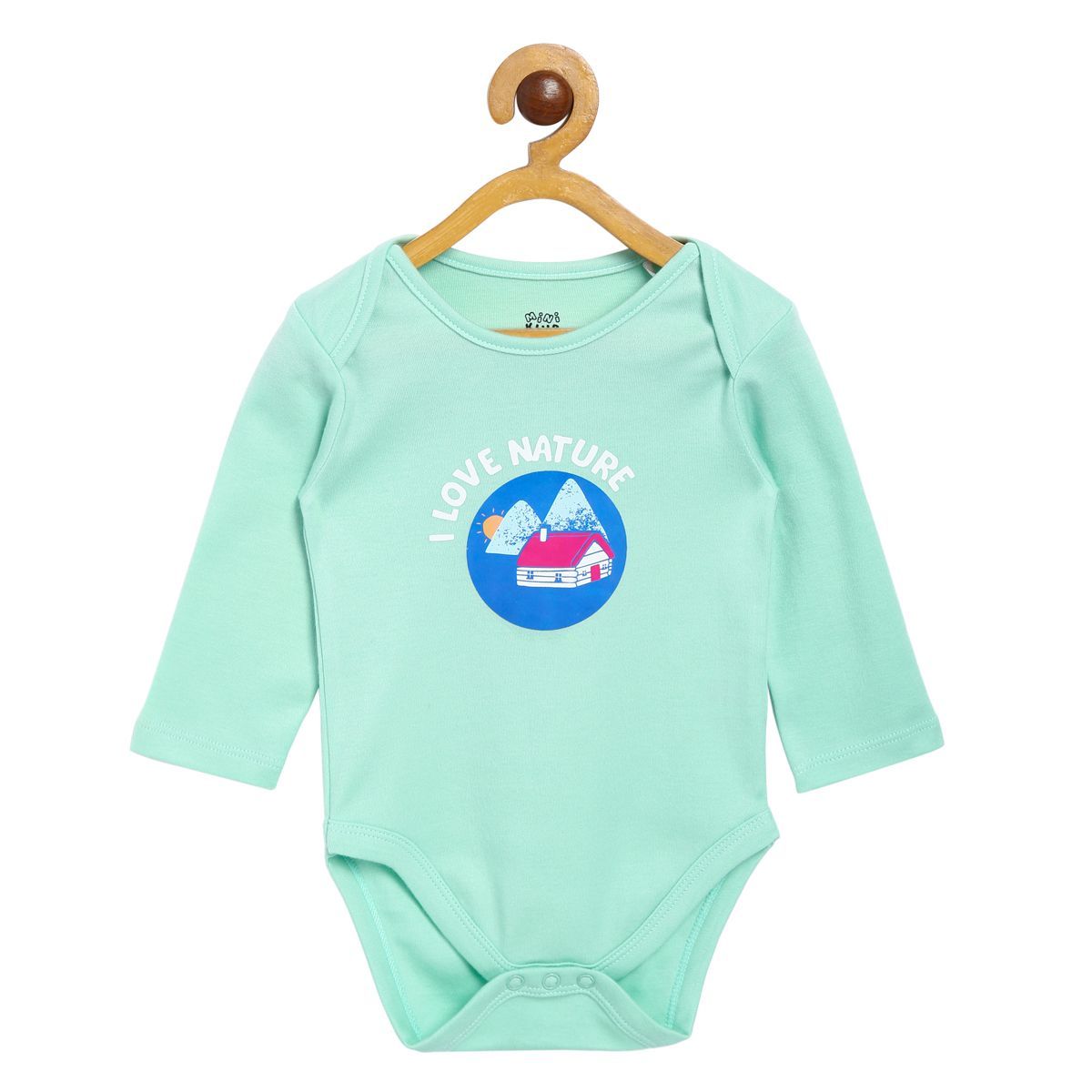 Pack of 3 bodysuit - mint green for New Born