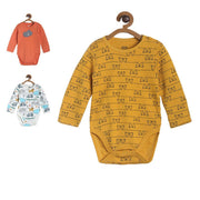 Pack of 3 bodysuit - golden brown for New Born