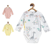Pack of 3 bodysuit - light sky blue for New Born