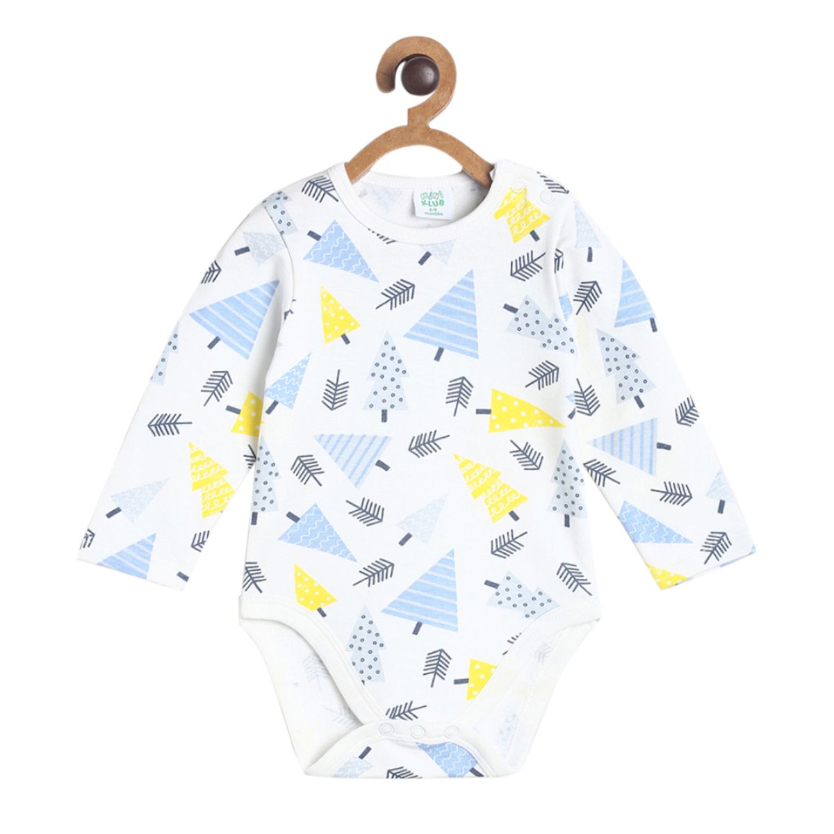 Pack of 3 bodysuit - navy and marshmallow for New Born