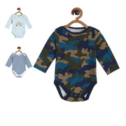 Pack of 3 bodysuit - blue, navy for New Born