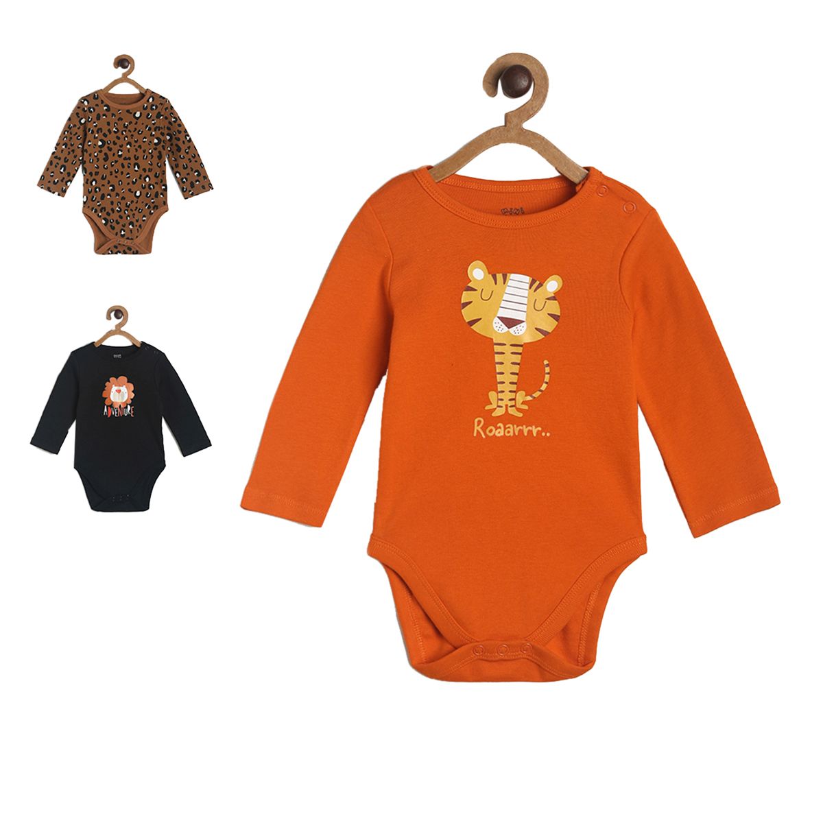 Pack of 3 bodysuit - red for New Born
