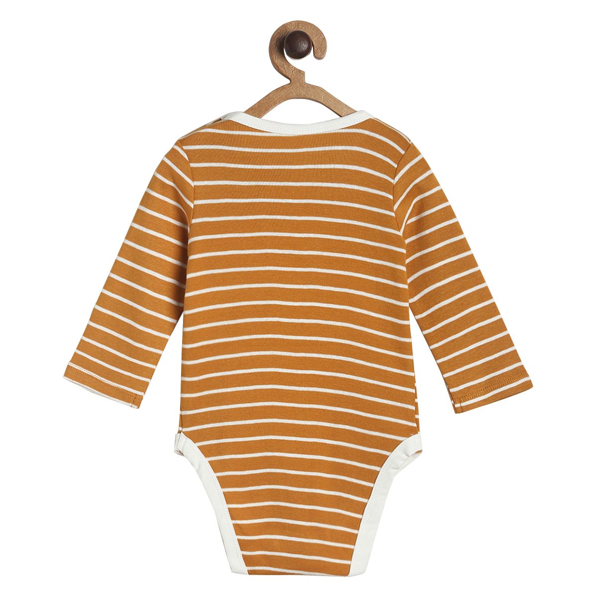 Pack of 3 bodysuit - white & brown for New Born