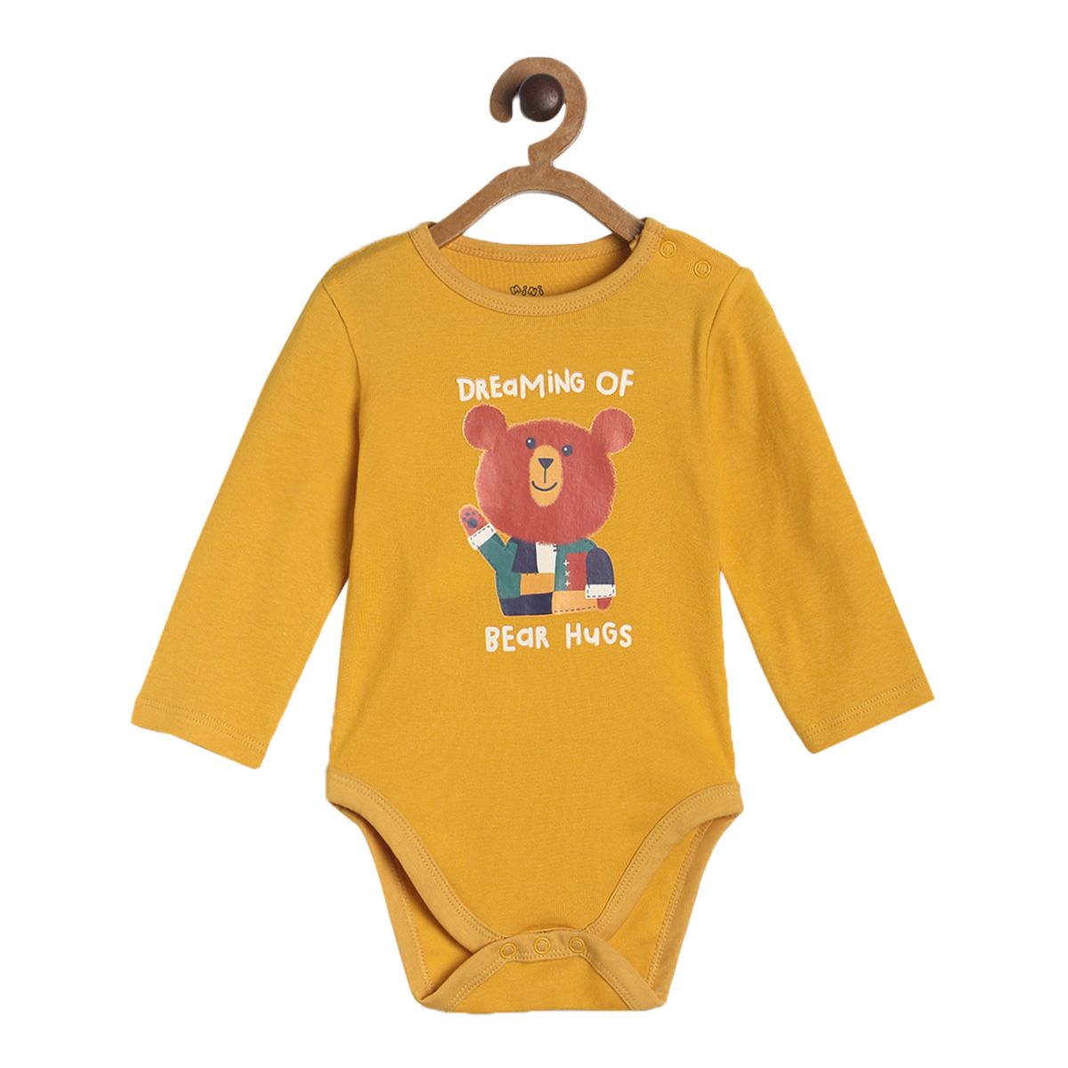 Pack of 3 bodysuit - golden brown for New Born