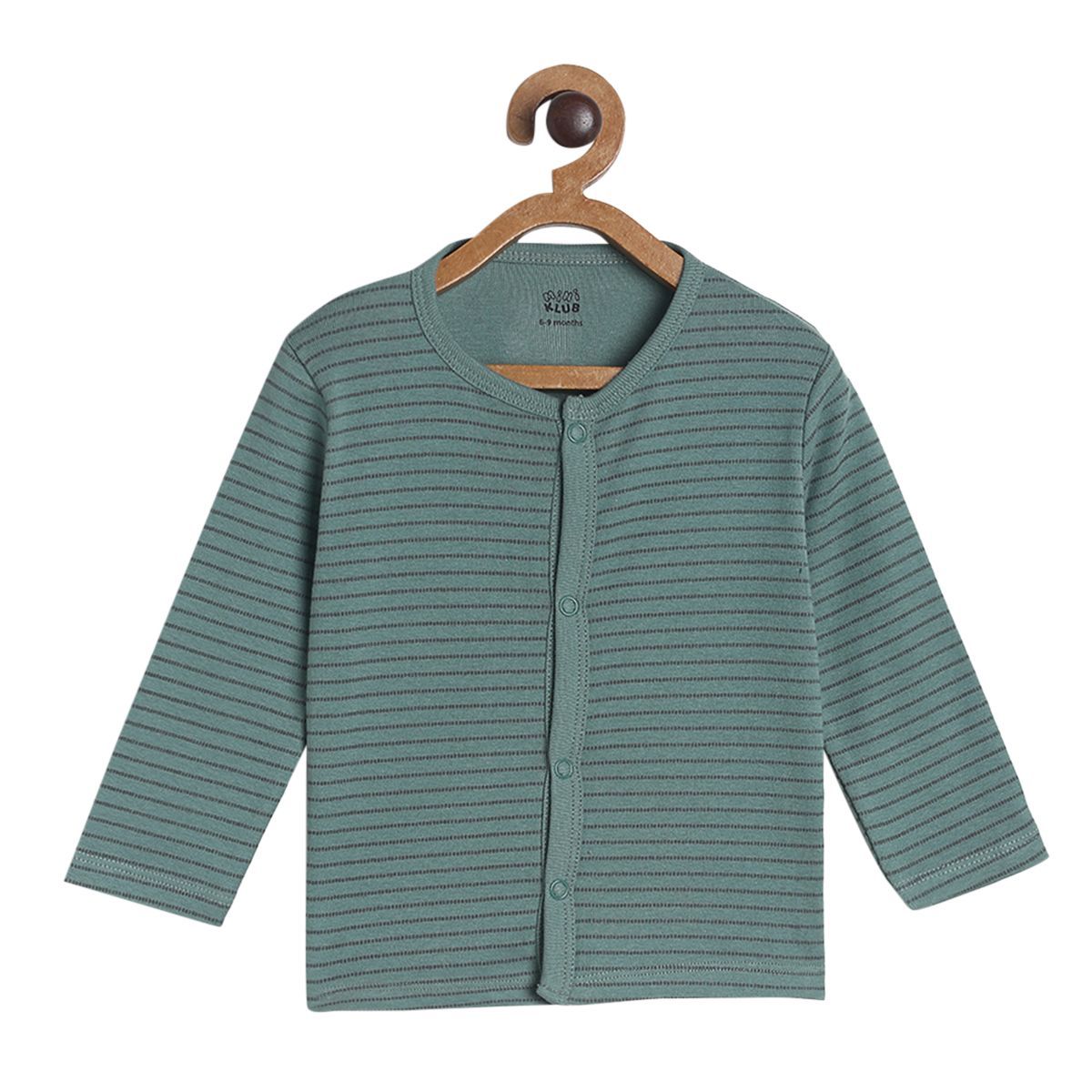 Pack of 3 front open vest - light sky blue for New Born