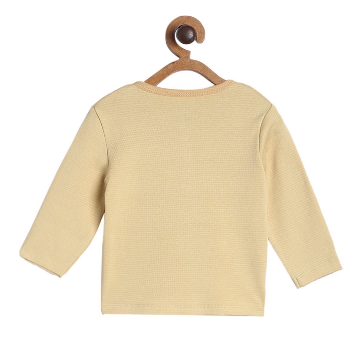 Pack of 3 front open vest - beige for New Born