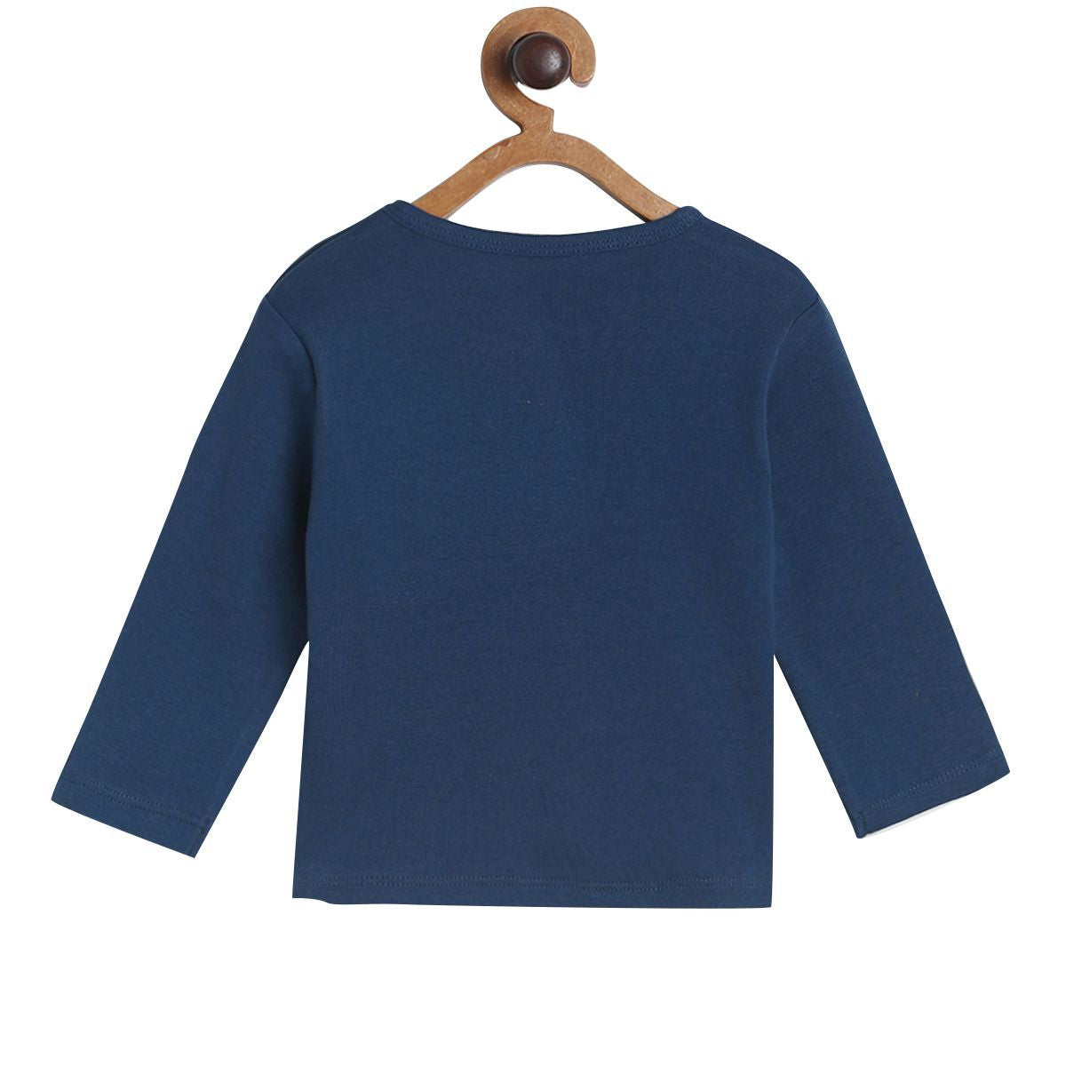 Pack of 3 front open vest - navy blue for New Born