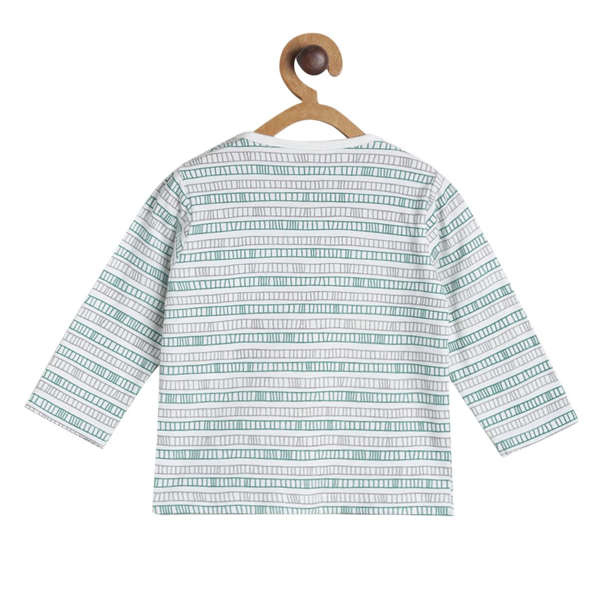 Pack of 3 front open vest - white & blue for New Born