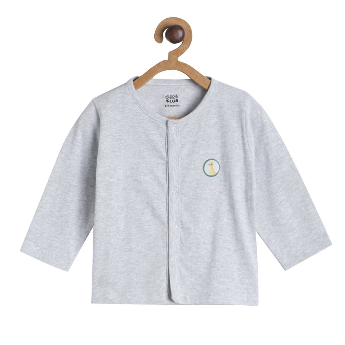 Pack of 3 front open vest - white & blue for New Born