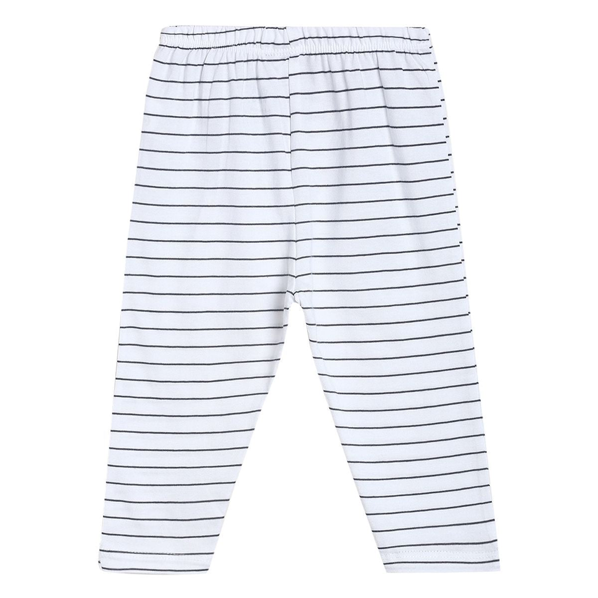 Pack of 3 knit bottom - white & blue for 0-3 Months