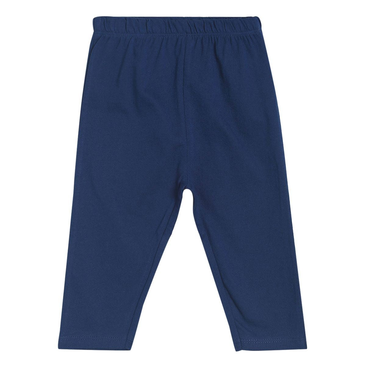 Pack of 3 knit bottom - white & blue for 0-3 Months
