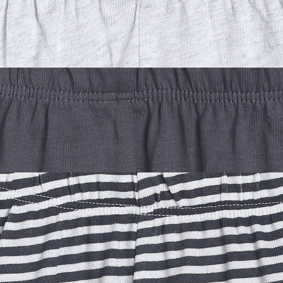 Pack of 3 knit bottom - light greyish blue for 0-3 Months