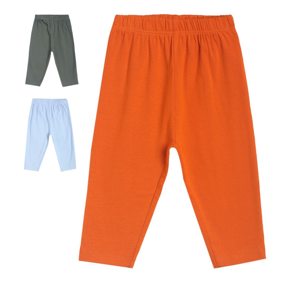 Pack of 3 knit bottom - bright red for 0-3 Months
