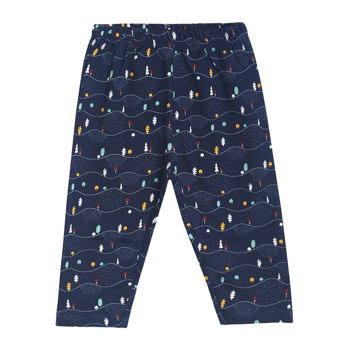 Pack of 3 knit bottom - navy blue for 0-3 Months