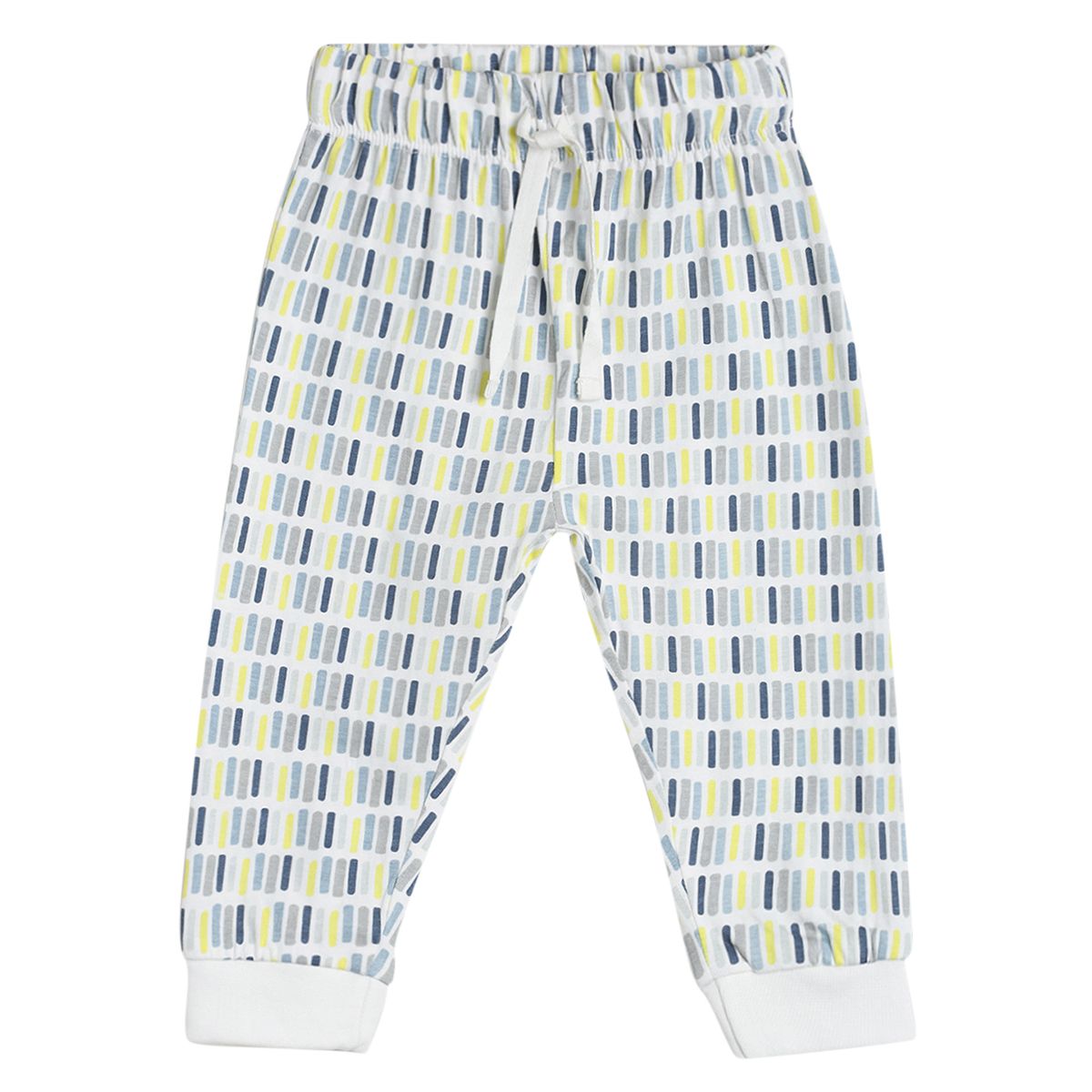 Pack of 3 knit bottom - light blue & blue for 0-3 Months