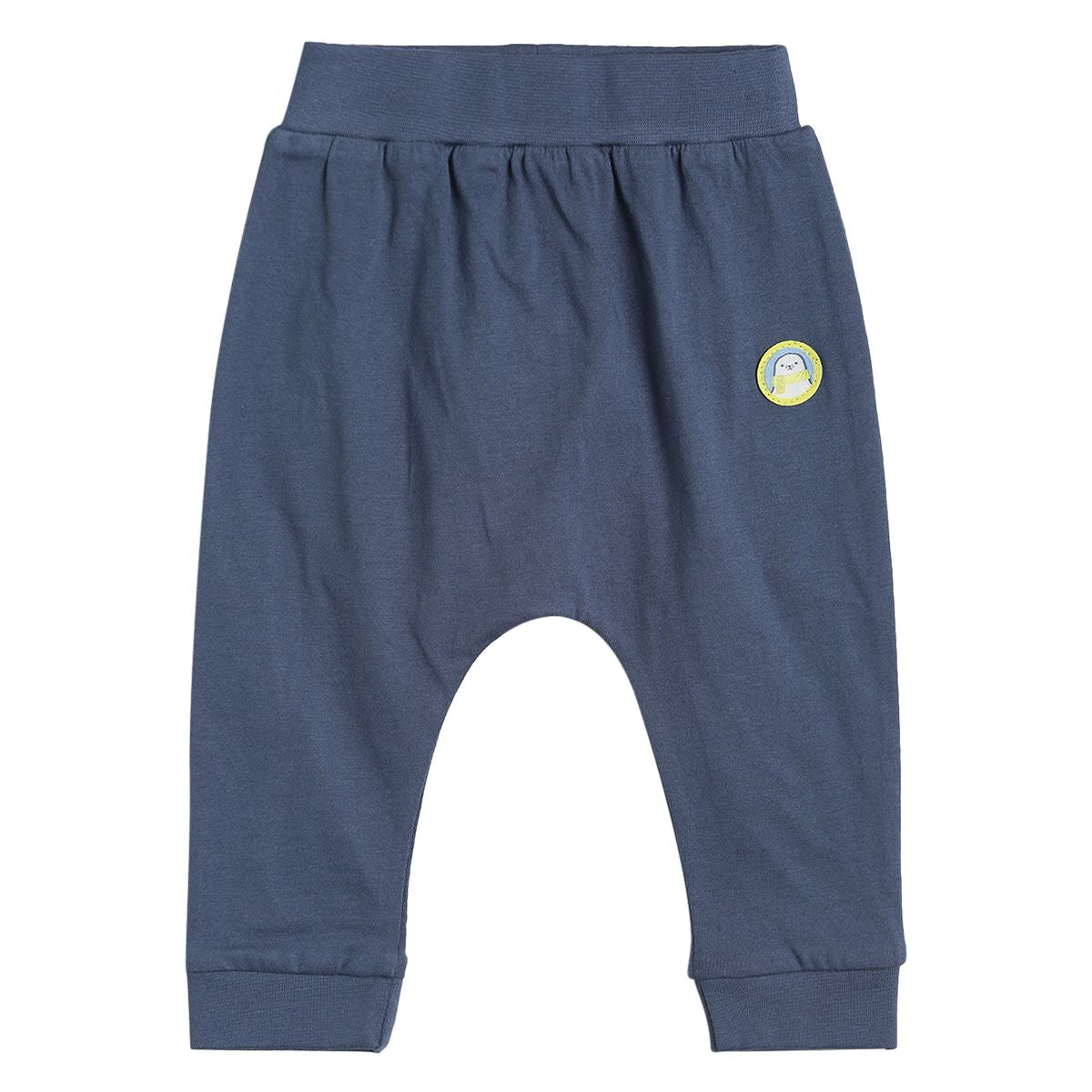 Pack of 3 knit bottom - marshmallow and navy for 0-3 Months