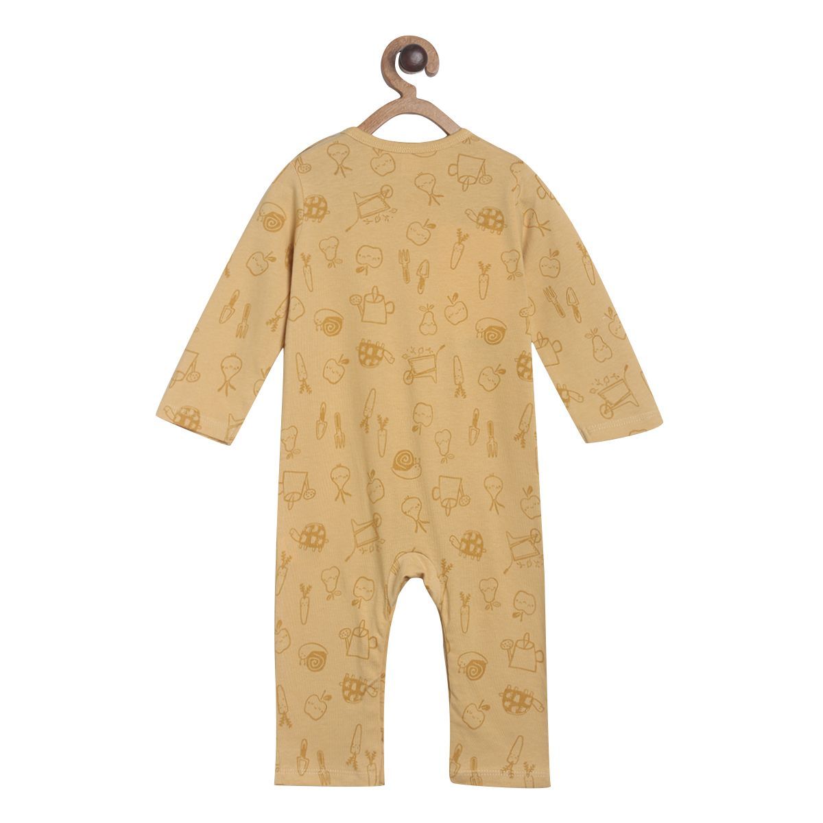 Pack of 2 romper - golden brown for New Born