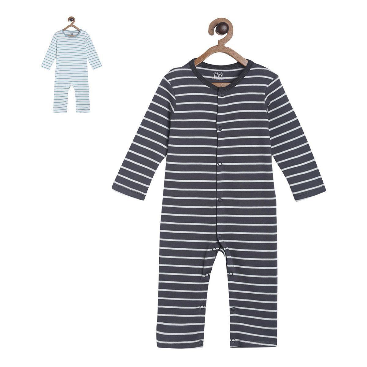 Pack of 2 romper - navy blue for New Born