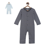 Pack of 2 romper - navy blue for New Born