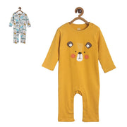 Pack of 2 romper - yellow and marshmallow for New Born