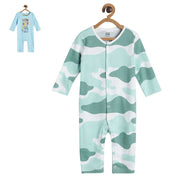 Pack of 2 romper - blue and marshmallow for New Born