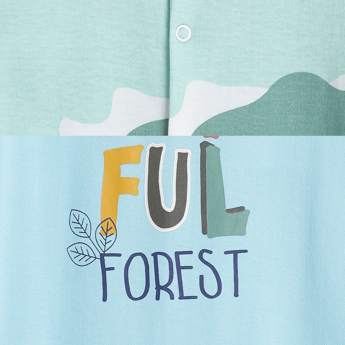 Pack of 2 romper - blue and marshmallow for New Born