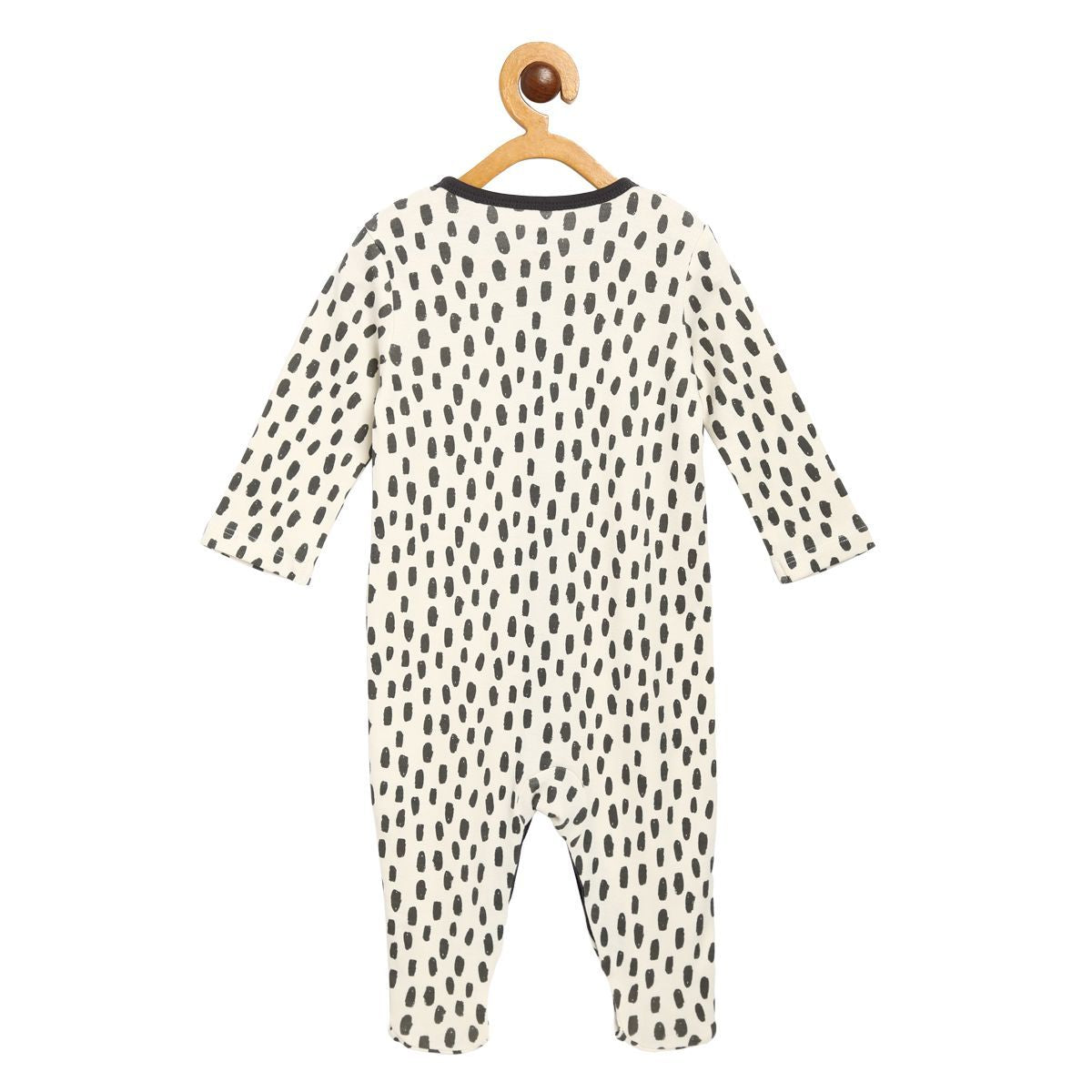 Pack of 2 sleepsuit - white & blue for New Born