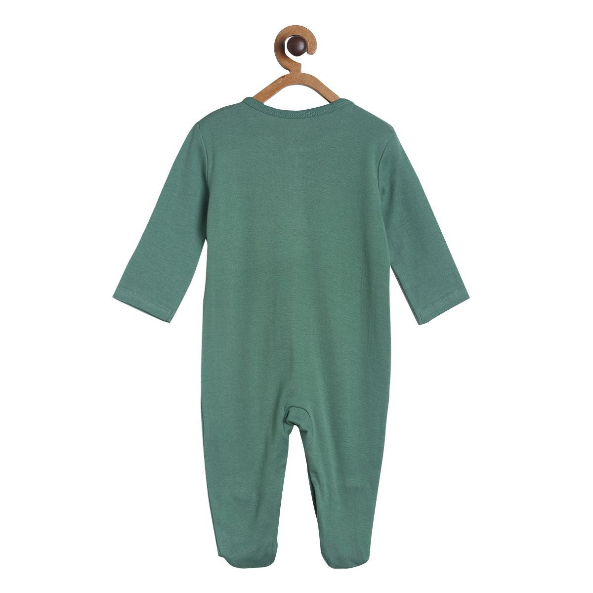 Pack of 2 sleepsuit - dark green for New Born