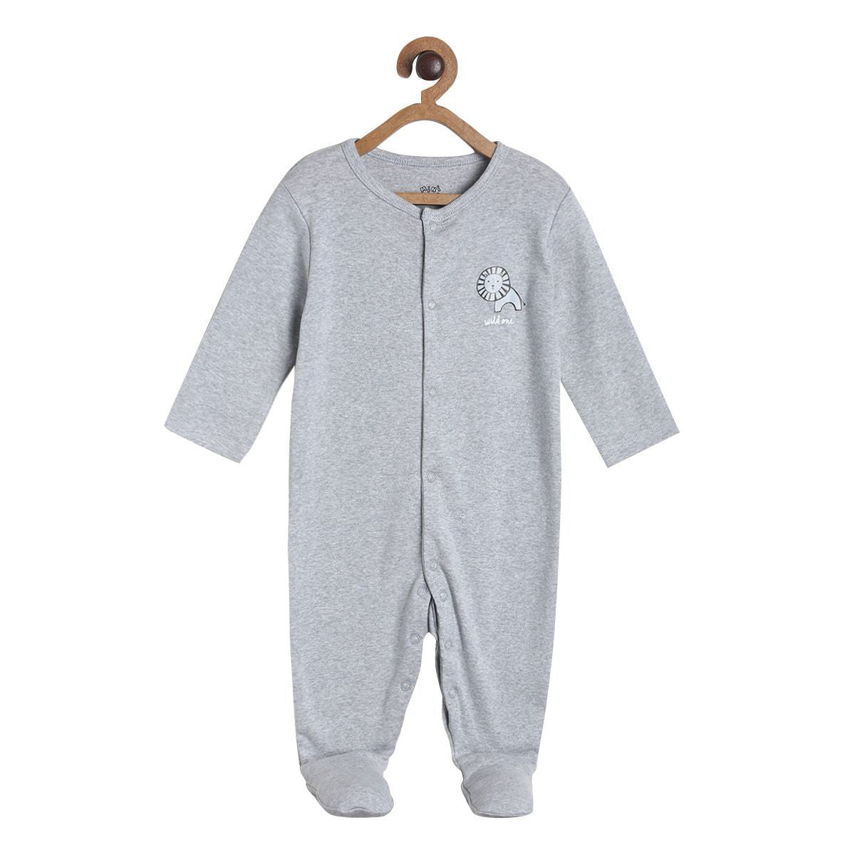 Pack of 2 sleepsuit - dark green for New Born