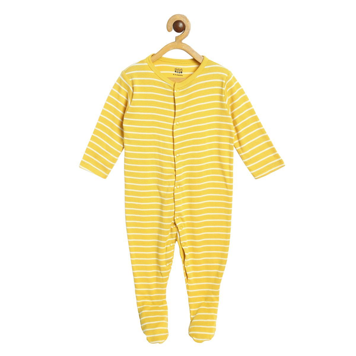 Pack of 2 sleepsuit - bright yellow for New Born