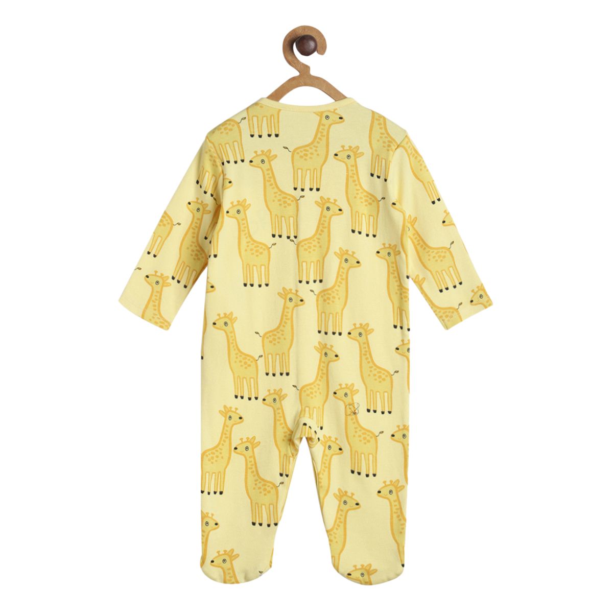 Pack of 2 sleepsuit - yellow and grey for New Born