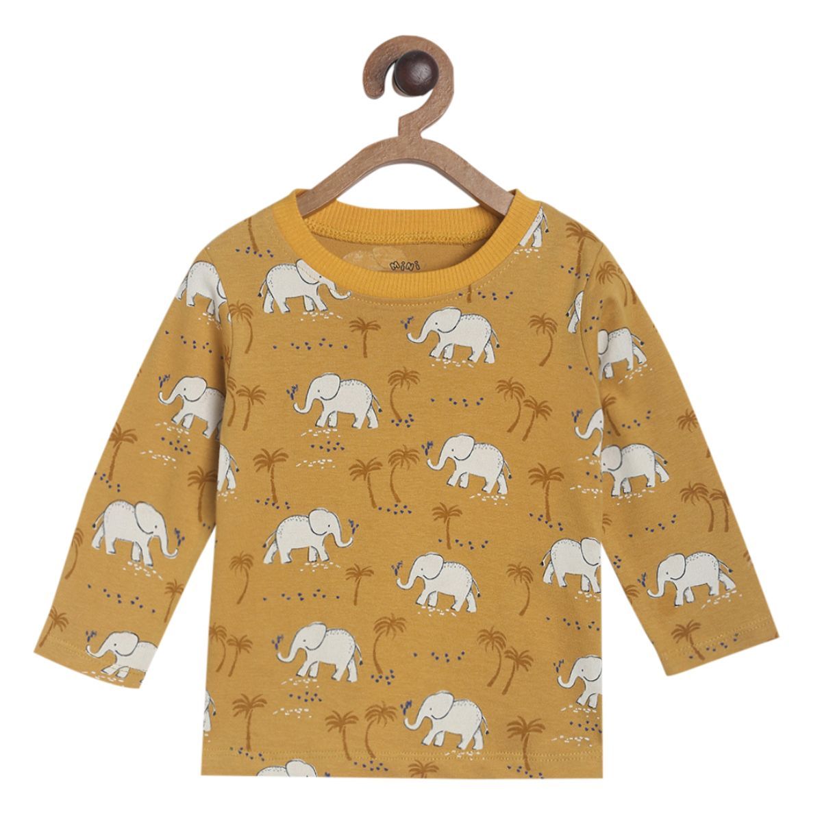 Pack of 3 t-shirt - golden brown for 0-3 Months