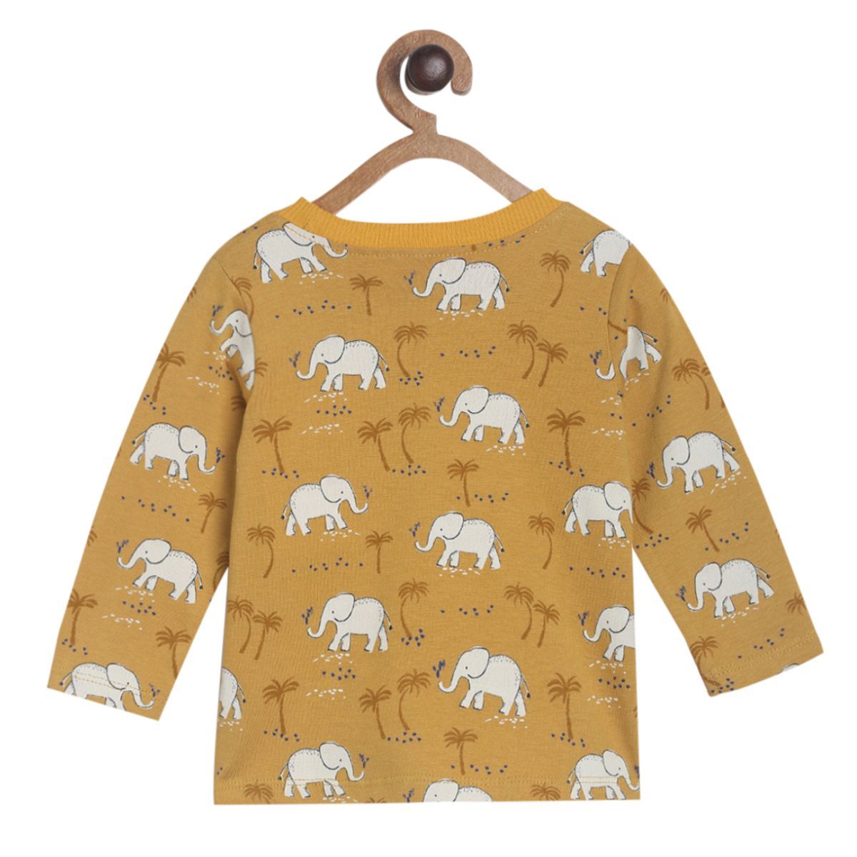 Pack of 3 t-shirt - golden brown for 0-3 Months