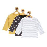 Pack of 3 t-shirt - white for 0-3 Months