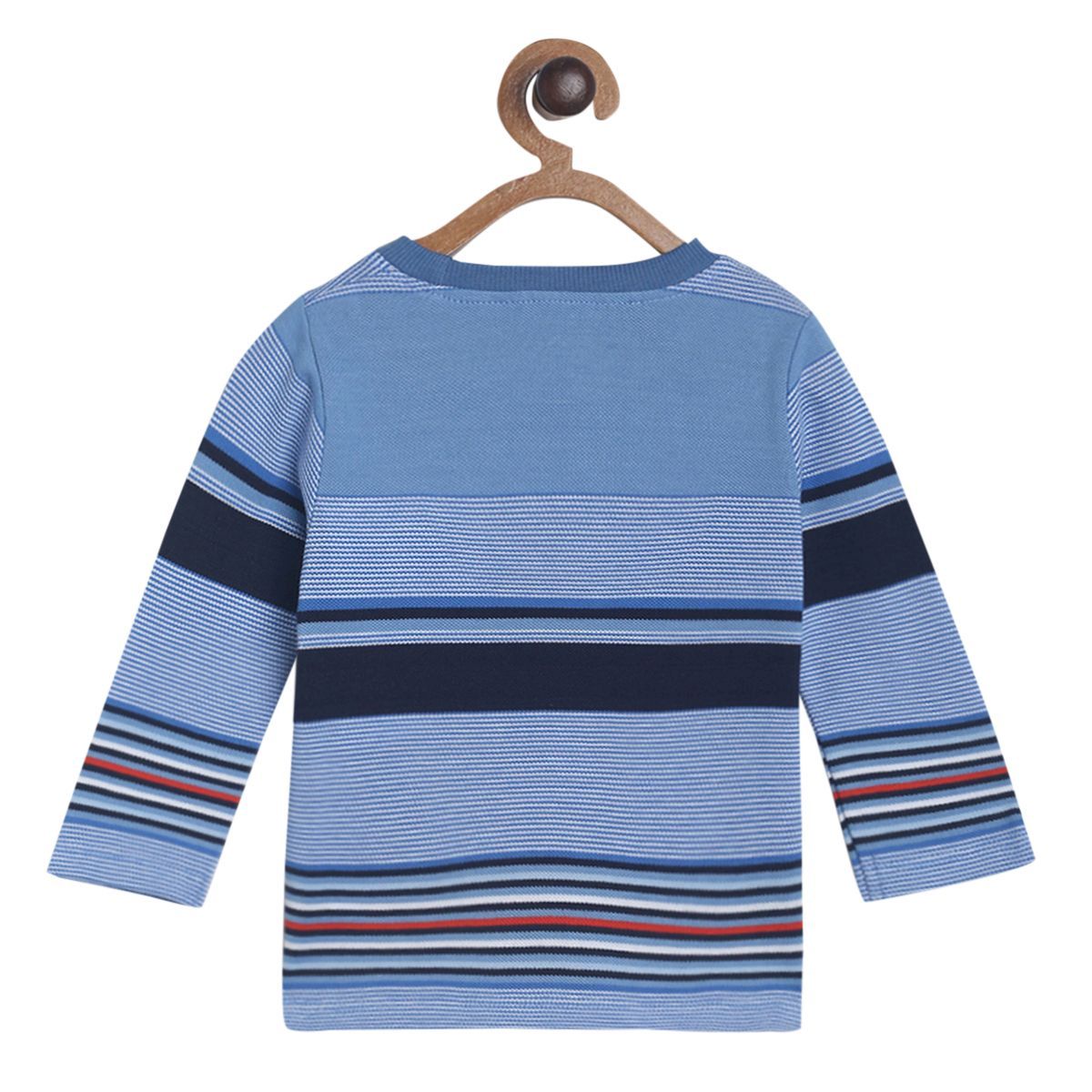 Pack of 3 t-shirt - blue & dark blue for 0-3 Months