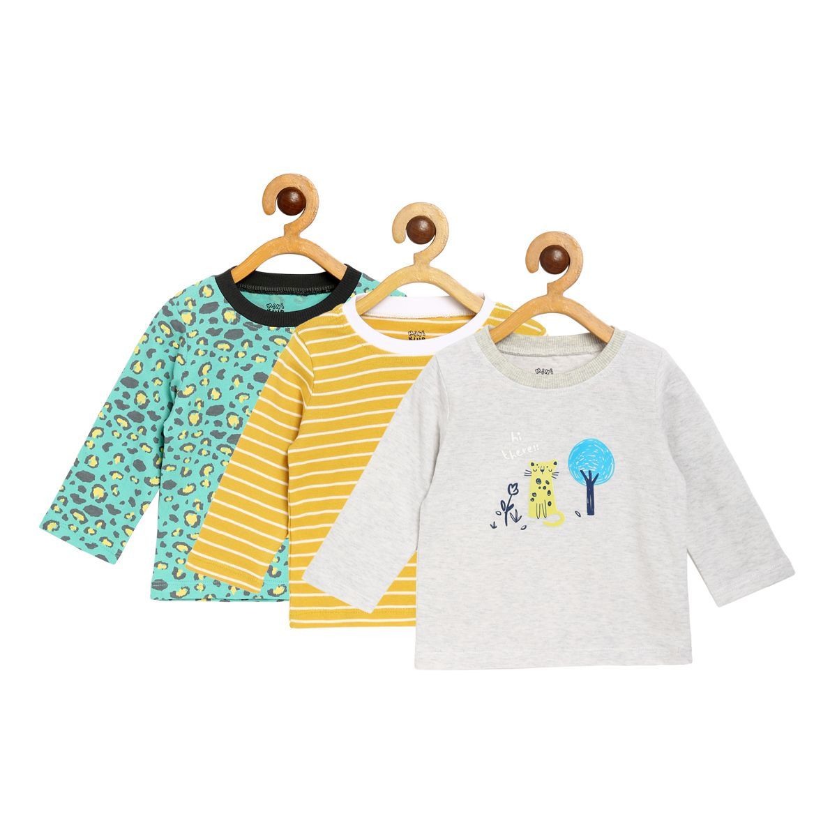 Pack of 3 t-shirt - light purple for 0-3 Months