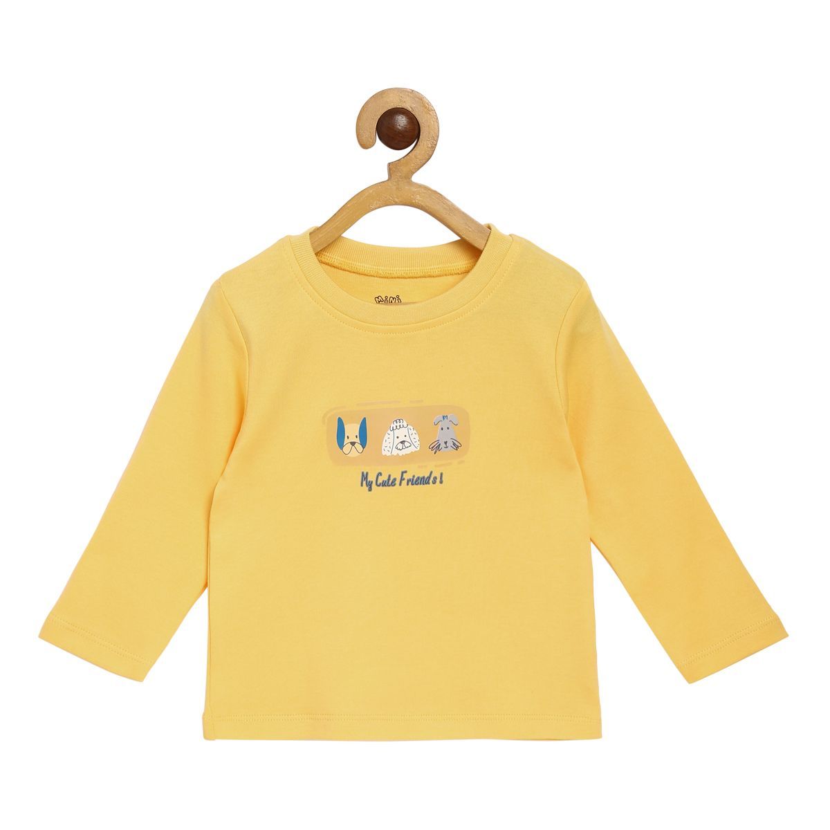 Pack of 3 t-shirt - yellow for 0-3 Months
