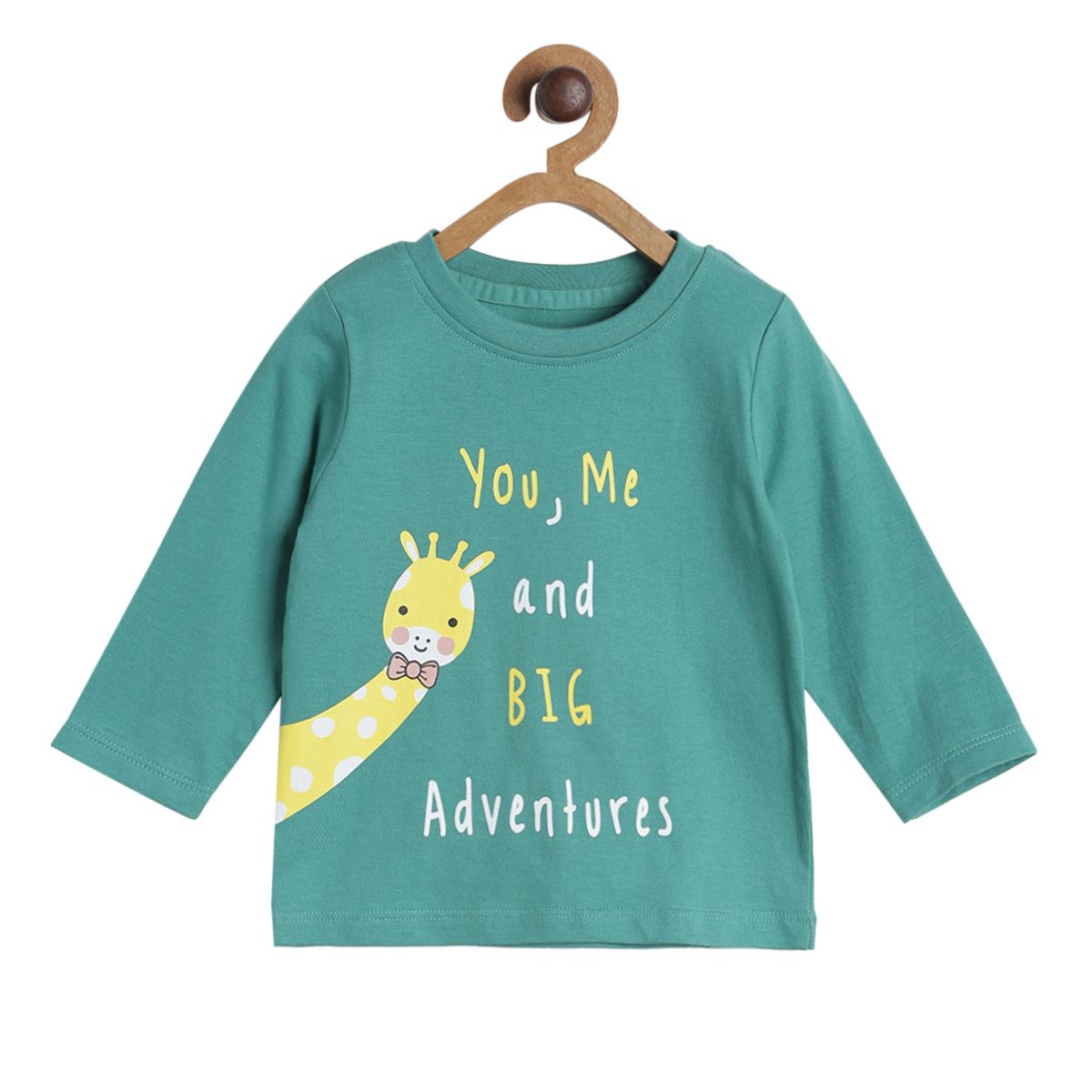 Pack of 3 t-shirt - turquoise green & white for 0-3 Months