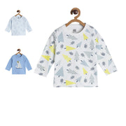 Pack of 3 t-shirt - light sky blue & light blue for 0-3 Months