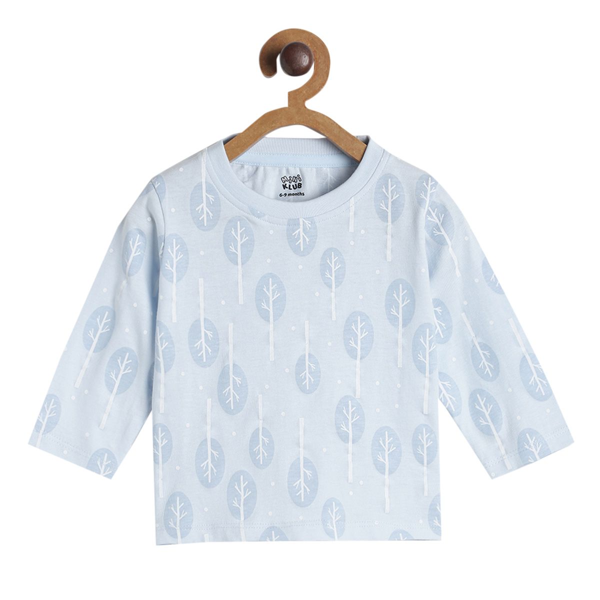 Pack of 3 t-shirt - light sky blue & light blue for 0-3 Months